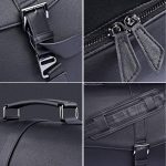 ESTARER Men's Leather Briefcase for Travel/Office/Business 15.6 Inch Laptop Messenger Bag - Image 8